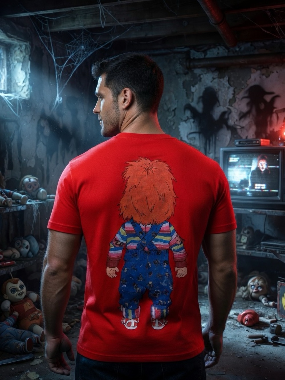 Chucky Double- Sided Graphic Tee Shirt - Picture 2 of 4